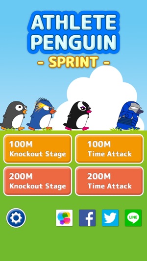 Athlete Penguin - Sprint - Aim! No.1 Ath