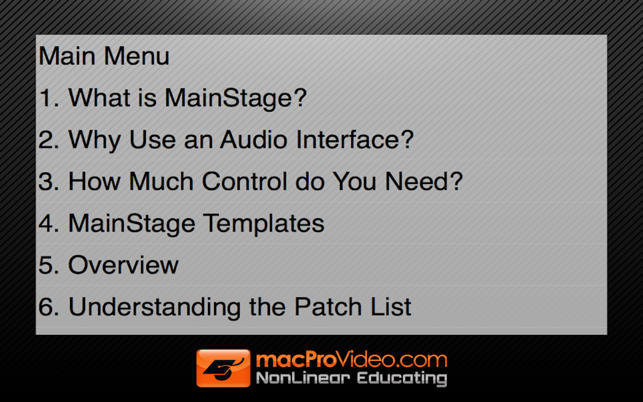 Course for MainStage 2 - QuickLook Guide(圖3)-速報App