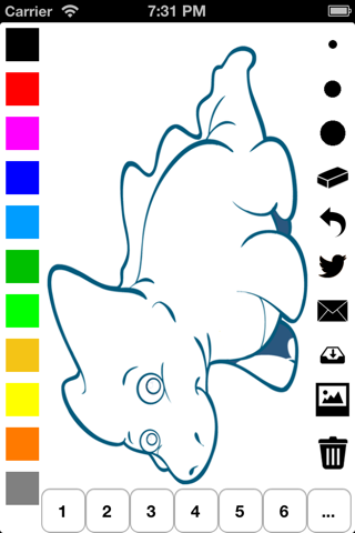 Coloring Book for Children: Learn to color and draw dinosaurs screenshot 4