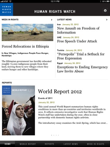 Human Rights Watch for iPad screenshot 2