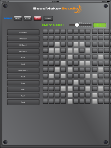 Drum Machine Beatmaker HD screenshot 2