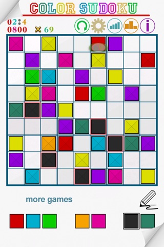 Color Sudoku Mint Pastel screenshot 3