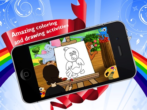 Story Train - Kids Stories and Coloring. screenshot 4