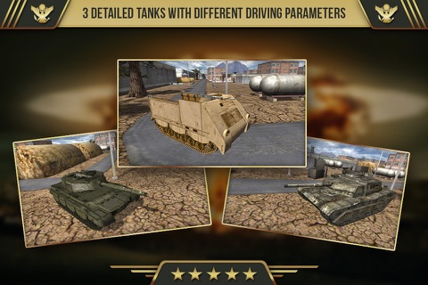 Army Tank Simulator 3D: Trucker Parking Game - Drive, Race And Park Real Modern Army Tanks and Military Truck screenshot 2