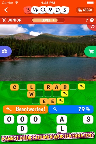 3 Words: Geography  – see a pic of a famous place, guess the three hidden words screenshot 3