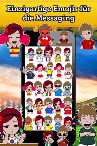 Emoji Germany Soccer Fan Free screenshot 2
