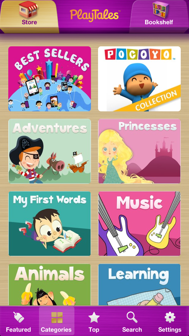 PlayTales Bookstore - Where kids read & play with interactive children's books Screenshot 2