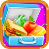 Lunch box Maker - Add your favourite food i.e Candies, Sandwich, Burger, cookies and much more