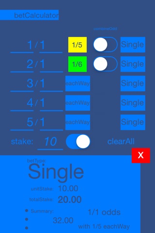 BetCalculatorLite screenshot 4