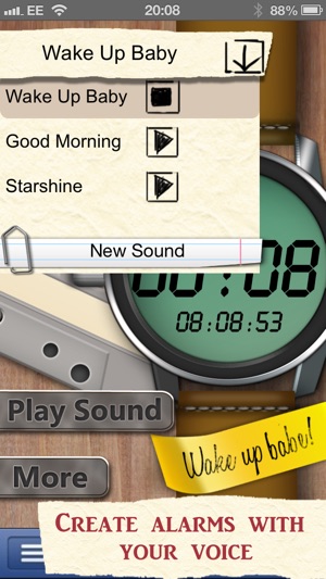 Wake Up Babe - 鬧鐘 - 記錄你最喜愛的語音作為一個自定義報警(圖1)-速報App