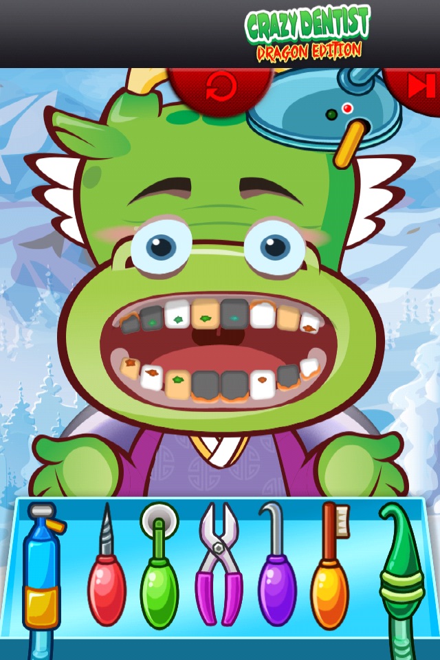 Little Nick Dragon Dentist Jr & Knight Clinic Flu Doctor of Berk Castle Story Junior Kids Games Free screenshot 2