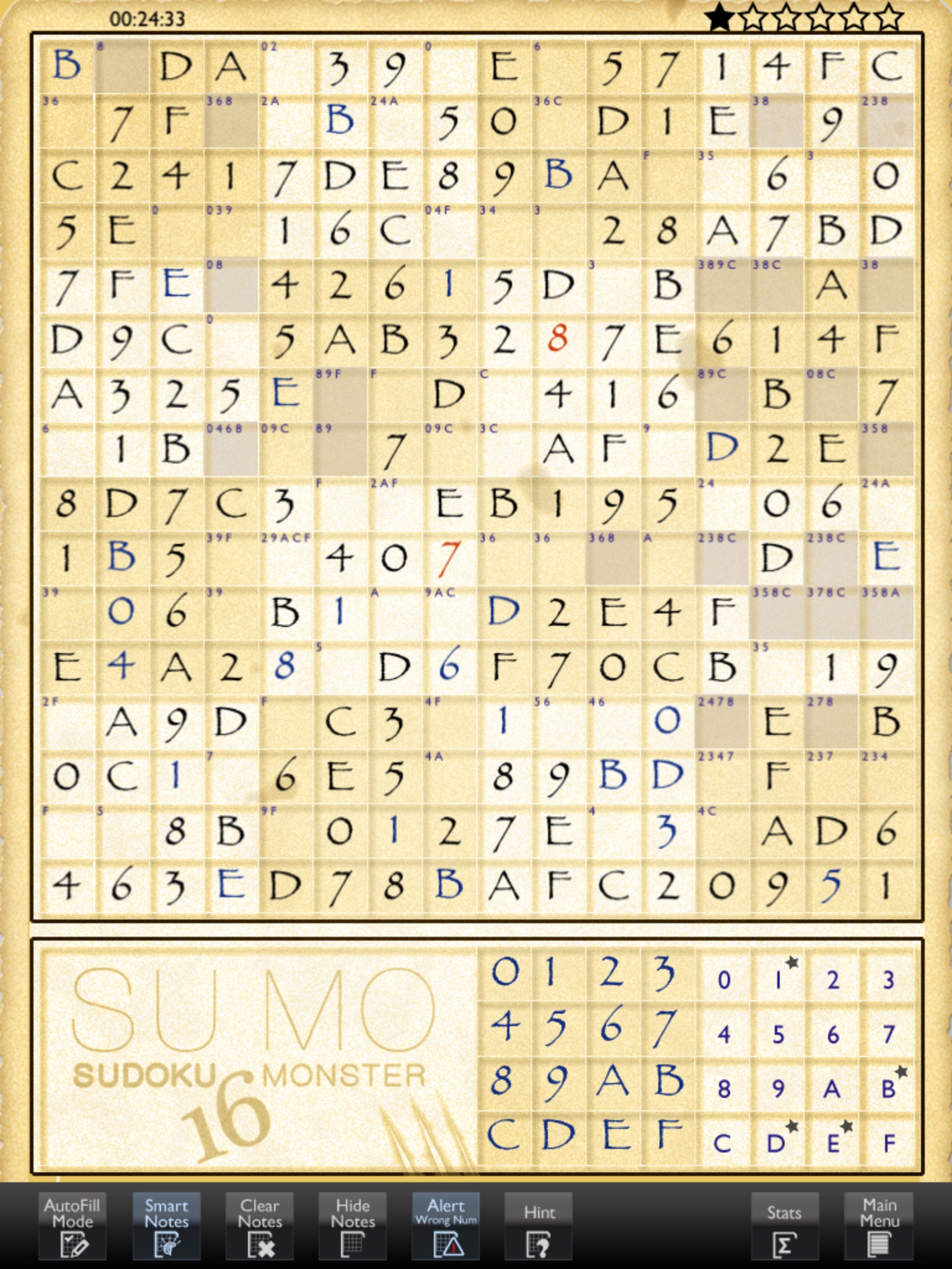 Sudoku 16 Monster screenshot 2
