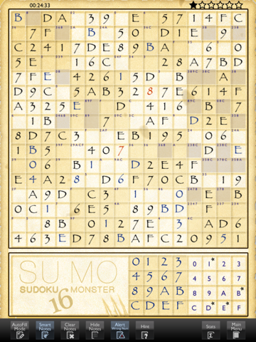 Sudoku 16 Monster для iPad