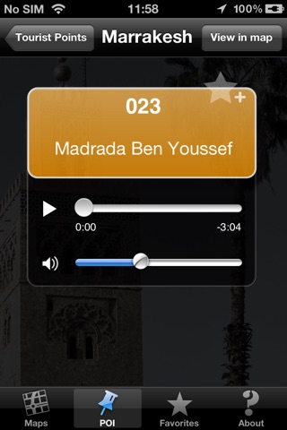 Marrakech touristic audio guide (english audio) screenshot 3