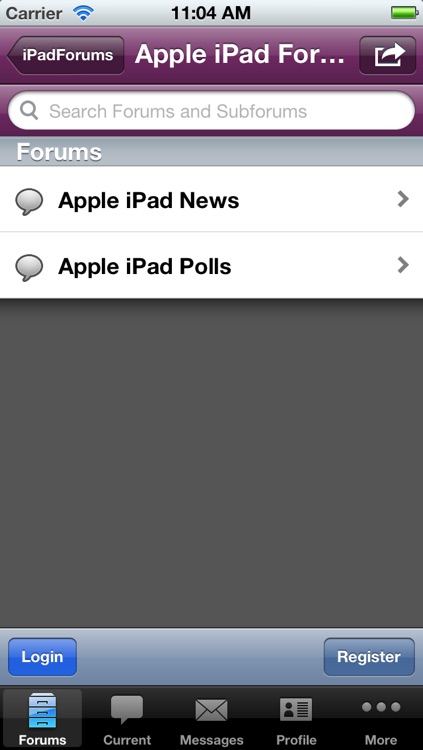 Discussion Forum for iPad Users