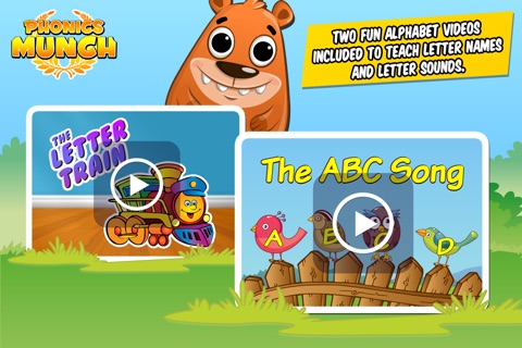 Phonics Munch Free: Learning Tools to Teach Kindergarten Kids Letter Sounds with Songs, Games & Reading screenshot 3