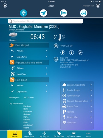 Munich Airport Pro (MUC) Flight Tracker München radar screenshot 2
