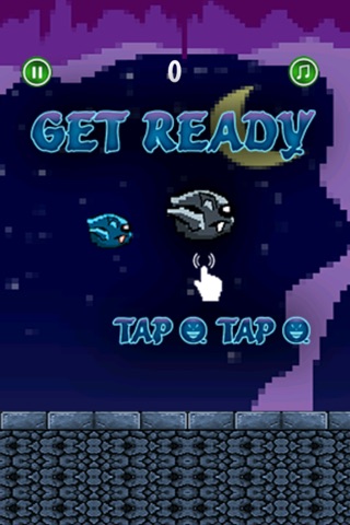 Flappy Bat Frenzy - Adventure of crazy Bat screenshot 2