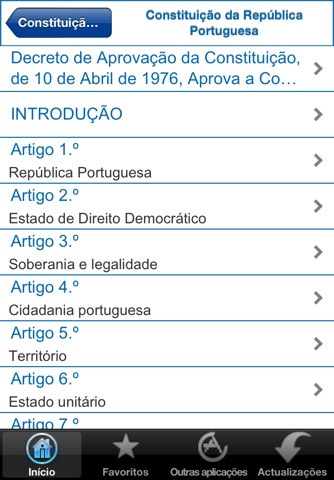 Constituição da República Portuguesa WKP screenshot 2