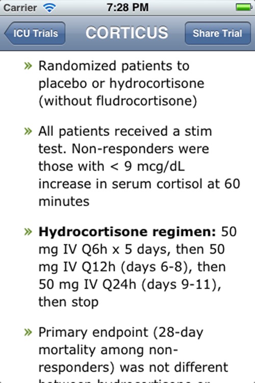 ICU Trials Lite By ClinCalc screenshot-3