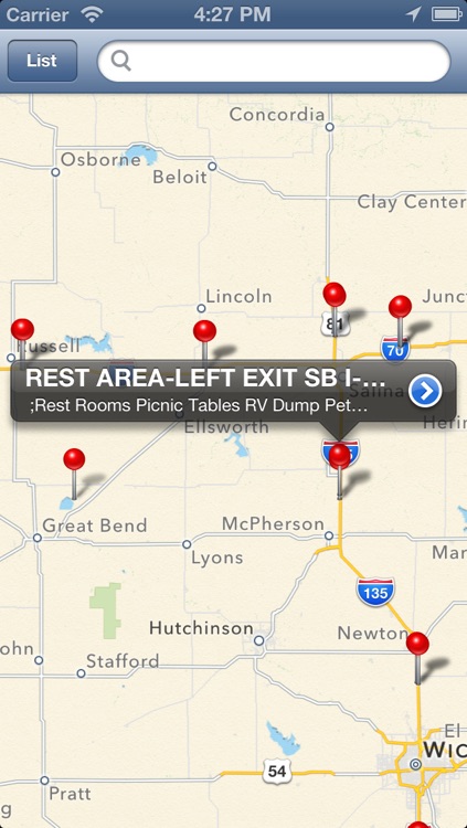 Rest Area Locator for US highway - Lite screenshot-3