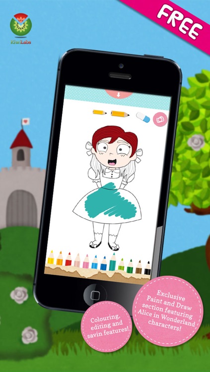 Alice in Wonderland FREE - the interactive book for kids screenshot-4