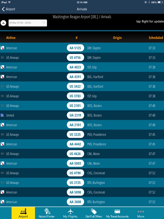 Washington Reagan National Airport DCA+Flight Tracker HD