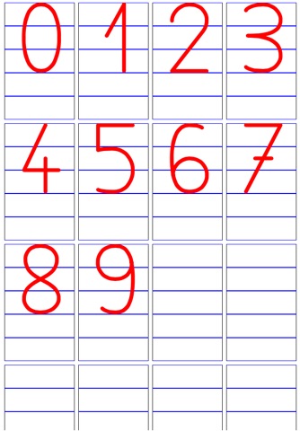 Ecrire les chiffres de 0 à 9 pour les enfants pour iPhone et iPod - Apprendre à compter avec le son des chiffres en anglais et en français screenshot 2