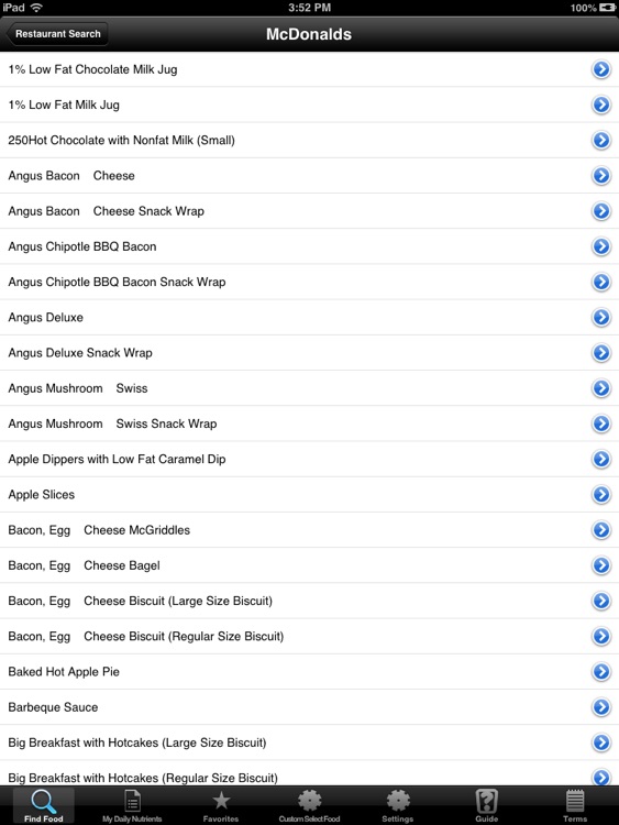 Nutrition Facts for iPad screenshot-4