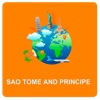 Sao Tome and Principe Off Vector Map - Vector World