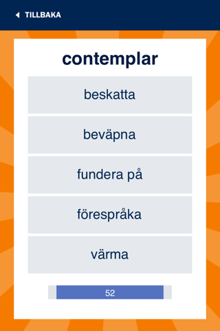 Norstedts spanska quiz screenshot 3