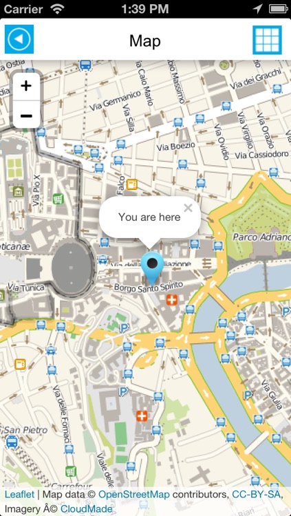 Rome offline map, guide & hotels
