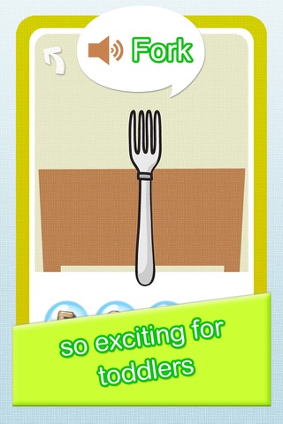 Baby Bubble Popper 3:Baby Flashcards series (Food and Kitchenware) screenshot 4
