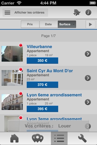 Régie Chomette immobilier screenshot 3