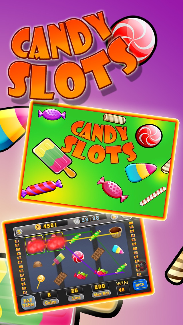 CANDY SLOTS - SWEET JACKPOT RUSH SLOT MACHINE 1.1.4 IOS