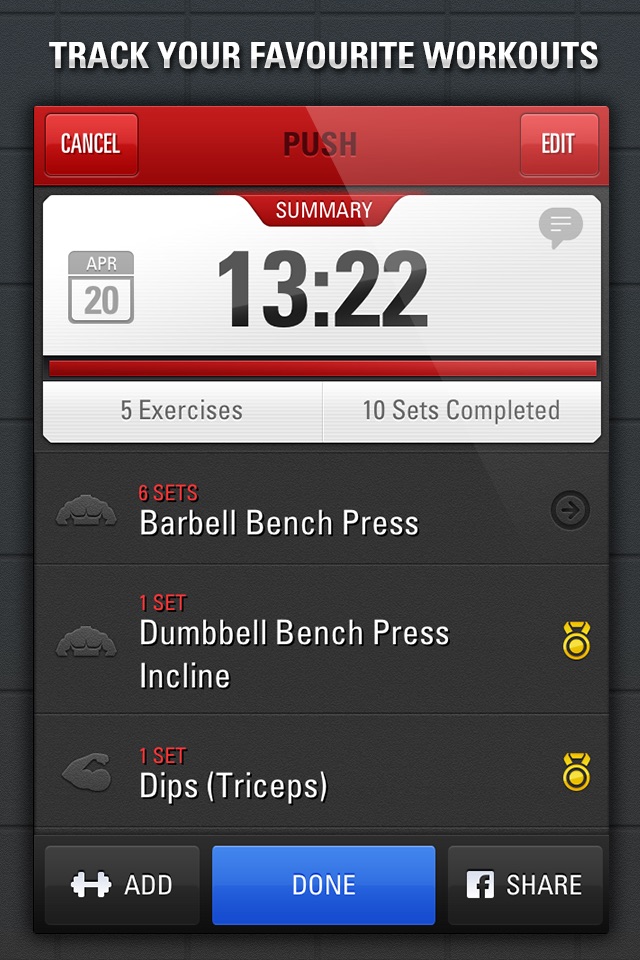 Gym Genius - Workout Tracker:  Log Your Fitness, Exercise & Bodybuilding Routines screenshot 4
