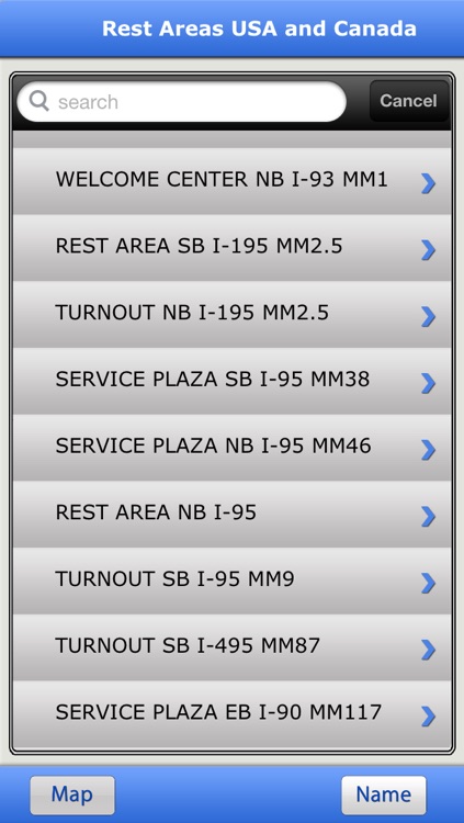 Rest Areas USA and Canada