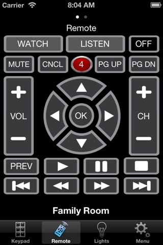 Pocket Keypad for Control4® screenshot 3