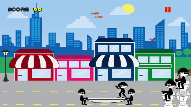 Trampoline Stickman Thief: Diamond Mania(圖5)-速報App