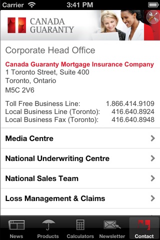 Canada Guaranty screenshot 2