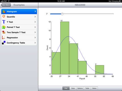 Statistics Visualizer for iPad screenshot 3