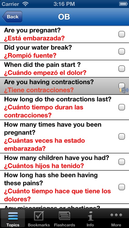 AUDIO- Medical Spanish (EMSG) screenshot-4