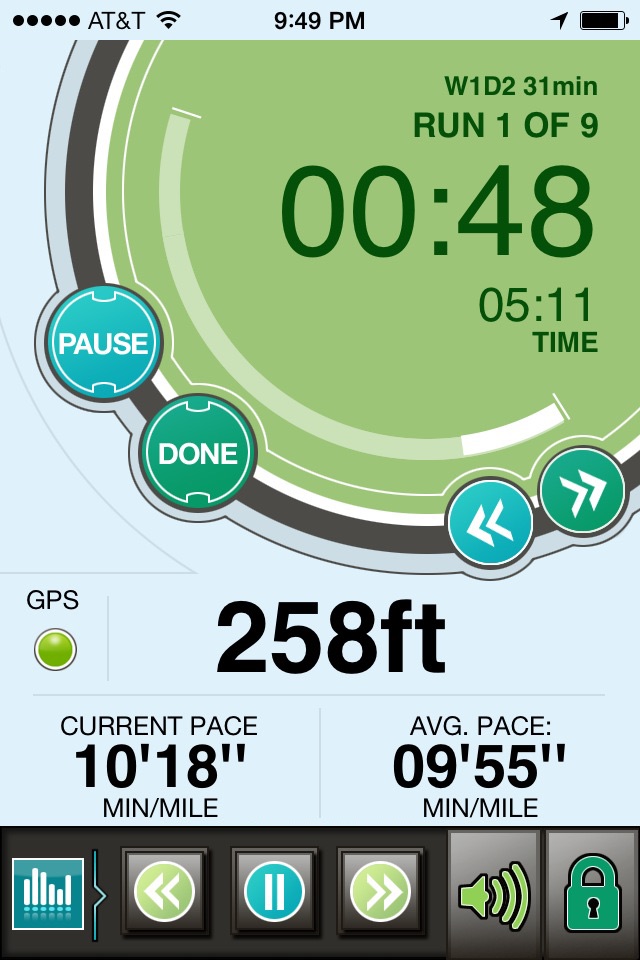 Ease into 5K - Free, run walk interval training program, GPS tracker screenshot 3