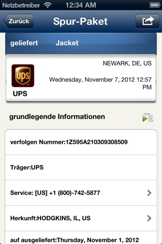 iPackage - Global Package Tracking screenshot 3