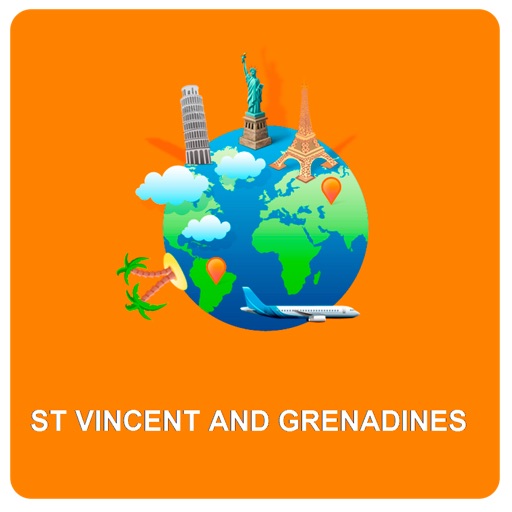 St Vincent and Grenadines Off Vector Map - Vector World icon
