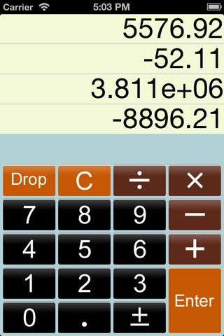 Stack Calc - the best RPN calculator! screenshot 2