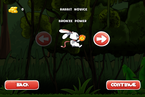Bunny Jungle Jump & Fire Throw - Jumping Rabbit & Flying Burning Ball FREE FUN screenshot 4