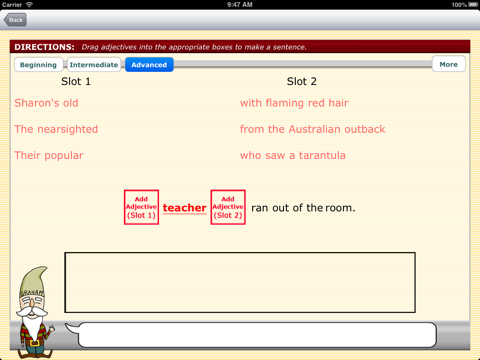 Grammar 4 Writers - Elementary Adjectives screenshot 4