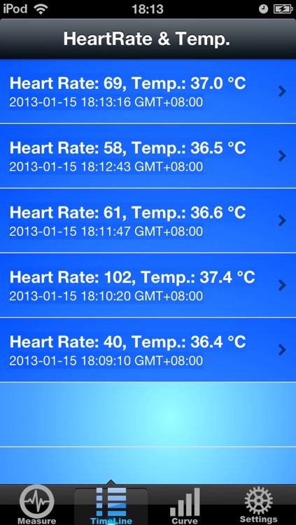 Measure Temperature & Heart Rate