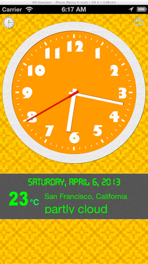 Analog Quartz Clock+Weather(圖1)-速報App